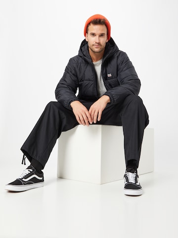 LEVI'S ® Tussenjas 'Telegraph Hood Shrt Jkt' in Zwart