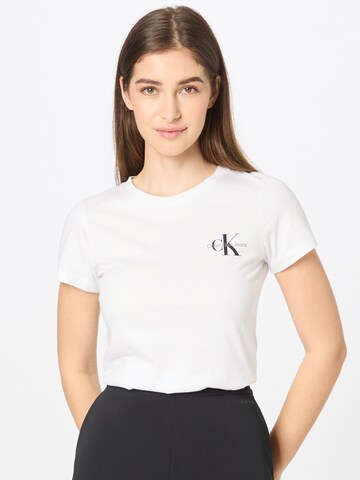 Calvin Klein Jeans Μπλουζάκι σε ροζ: μπροστά