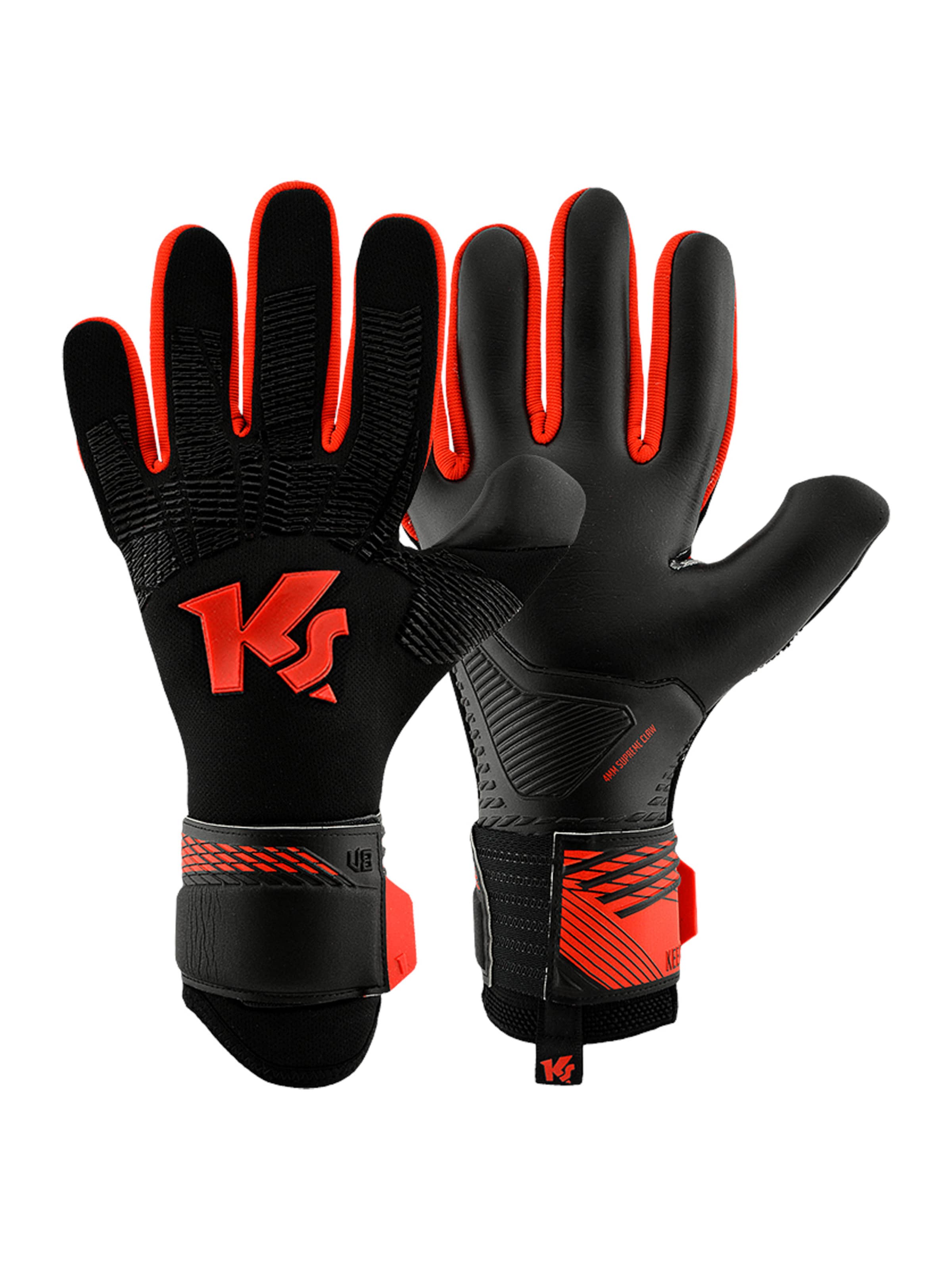 KEEPERsport Handschuh in Schwarz: Vorderseite