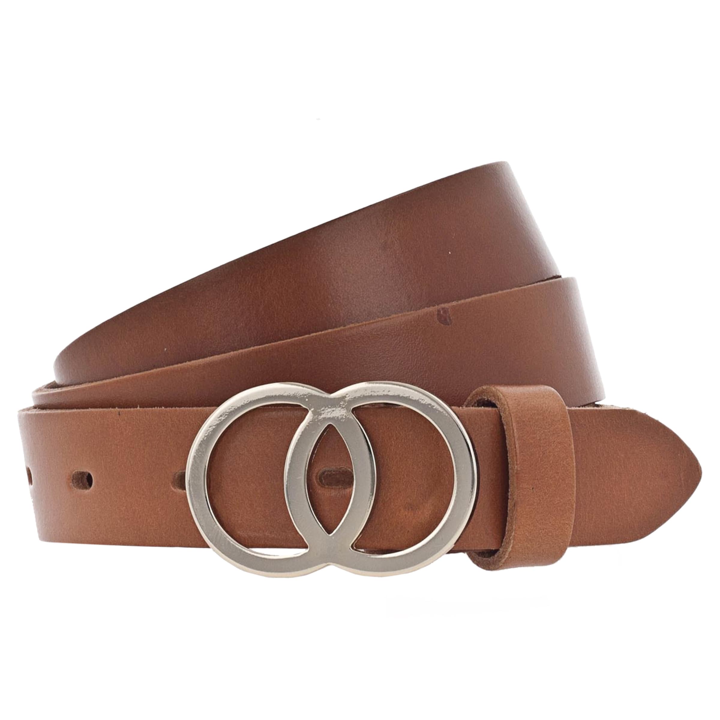 VANZETTI Opasek – hnědá: přední strana