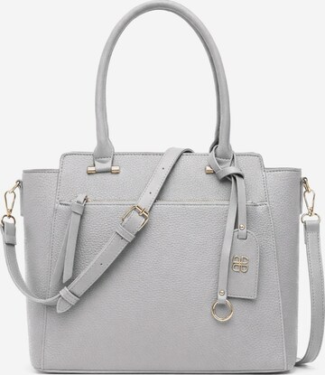 Derimod - Bolso de mano en gris: frente