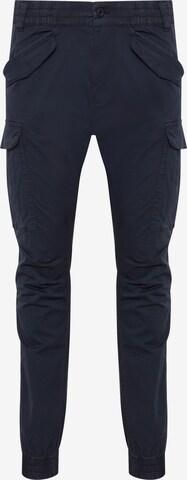 INDICODE JEANS Cargo Pants 'NUVA' in Blue: front