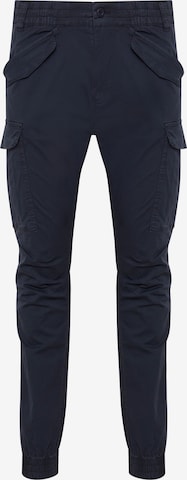 INDICODE JEANS Cargobroek 'NUVA' in Blauw: voorkant