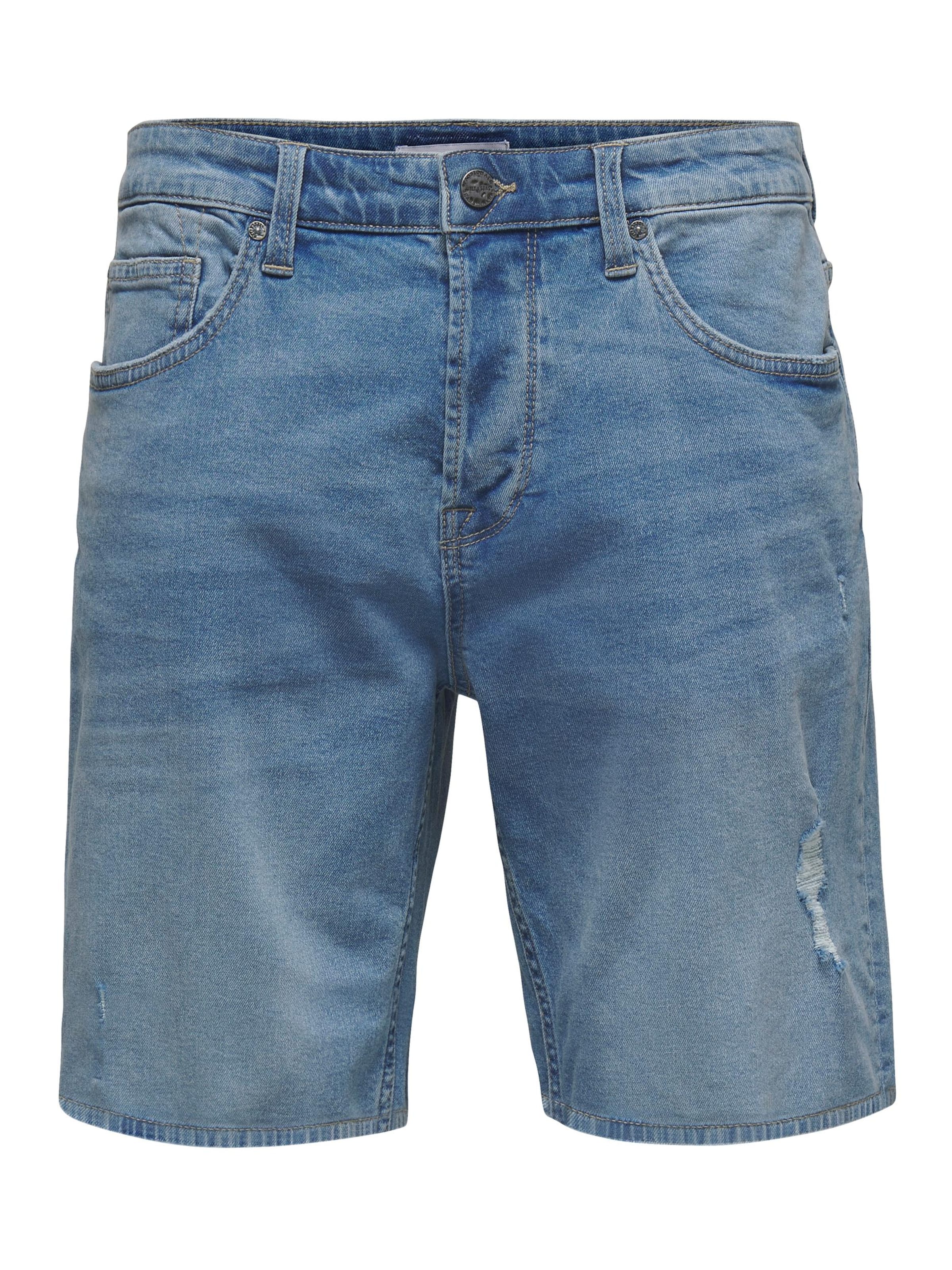 Only & Sons Regular Jeans 'Avi' in Blauw: voorkant