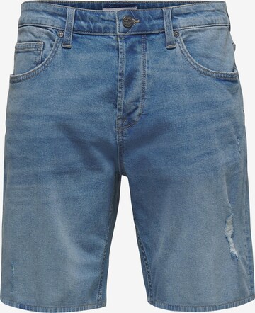 regular Jeans 'Avi' di Only & Sons in blu: frontale