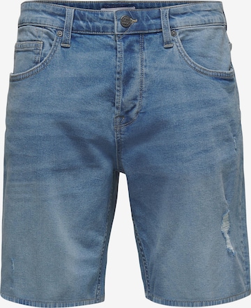 regular Jeans 'Avi' di Only & Sons in blu: frontale