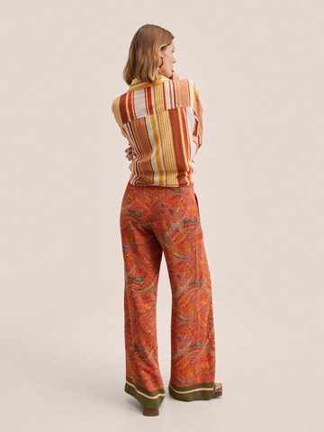 Wide Leg Pantalon 'Bruna' MANGO en orange