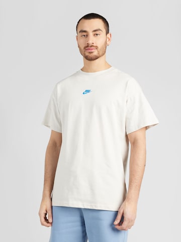 Nike Sportswear T-Shirt 'CLUB' in Weiß: predná strana