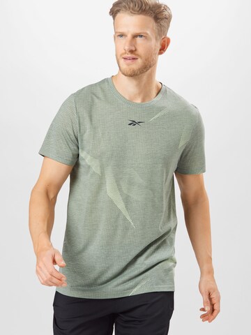 Reebok Functioneel shirt in Groen: voorkant