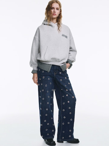 Pull&Bear Mikina 'PACIFIC STORIES' - Sivá