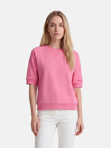 salzhaut Sweatshirt 'BAFF' in Roze: voorkant