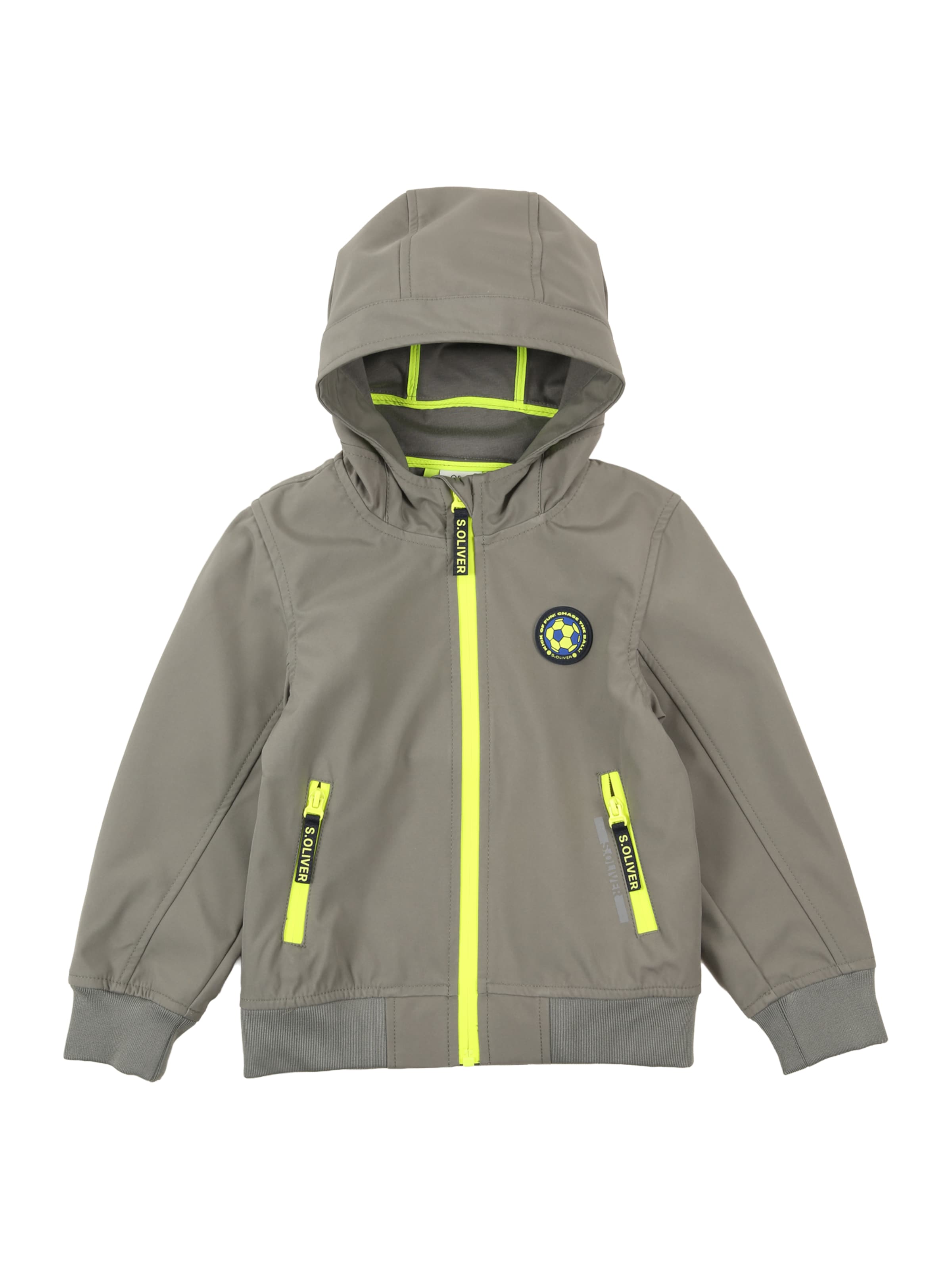 s.Oliver Λειτουργικό μπουφάν σε πράσινο: μπροστά