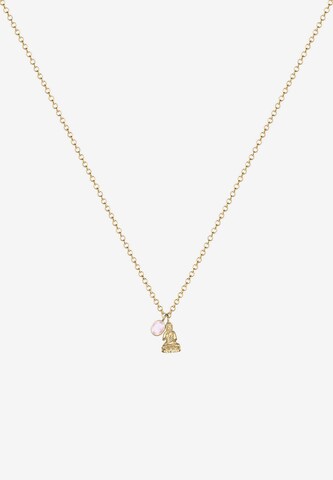 ELLI PREMIUM Kette 'BUDDHA' in Gold