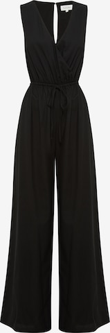 Tussah Jumpsuit 'CHARLI' in Black: front