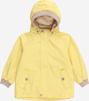 MINI A TURE - Chaqueta funcional 'Wally' en amarillo: frente