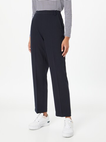 Kaffe Regular Broek 'Sakura' in Blauw: voorkant