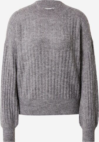 ICHI Pullover 'KAMARA' in Grau: predná strana