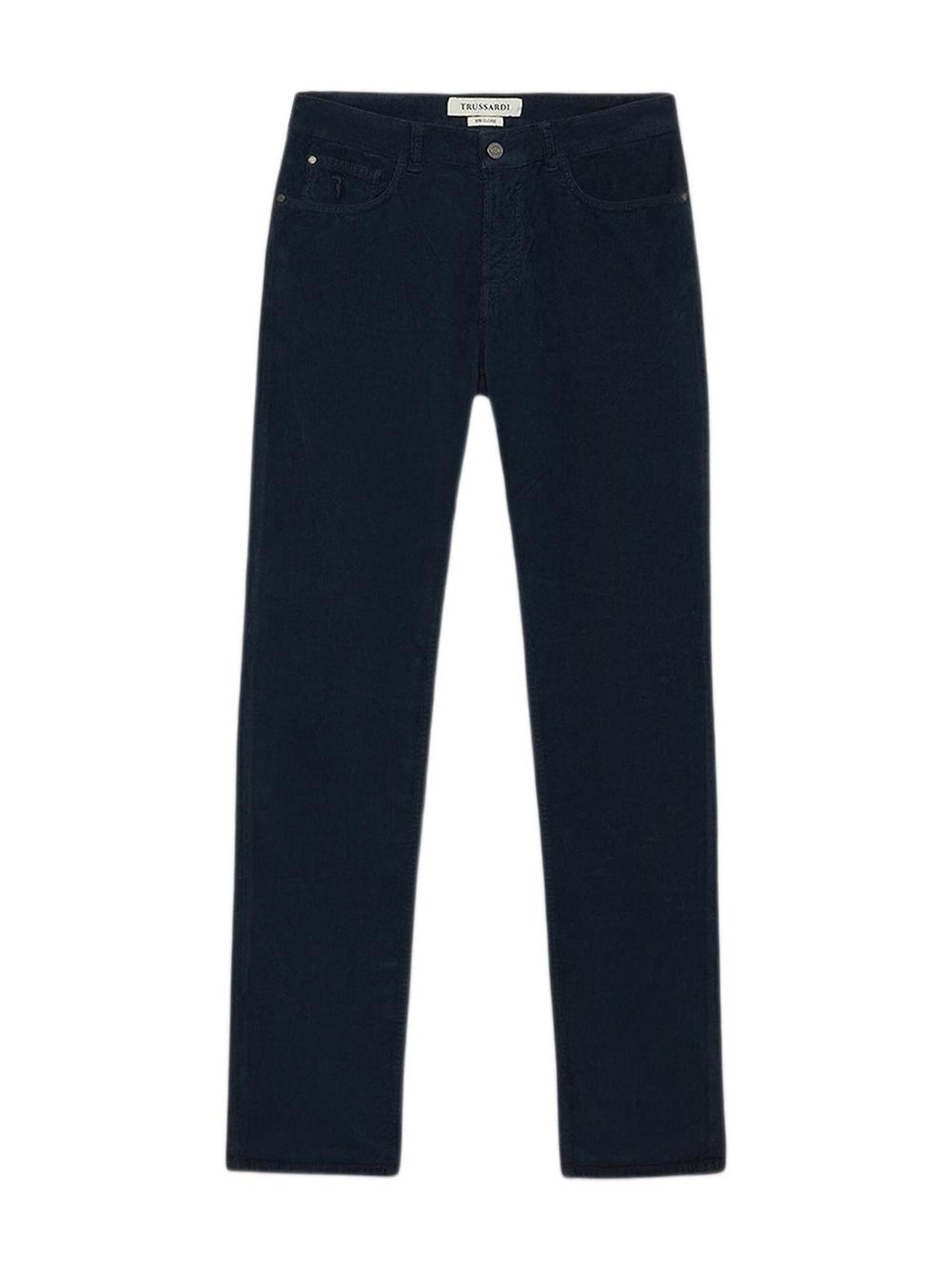 Coupe slim Pantalon Trussardi en bleu : devant