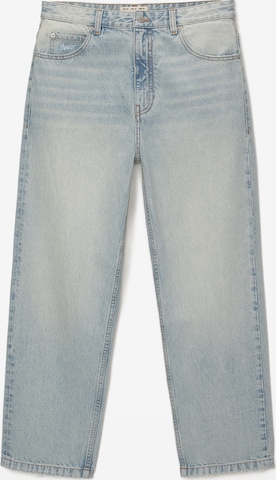 Loosefit Jean Pull&Bear en bleu : devant