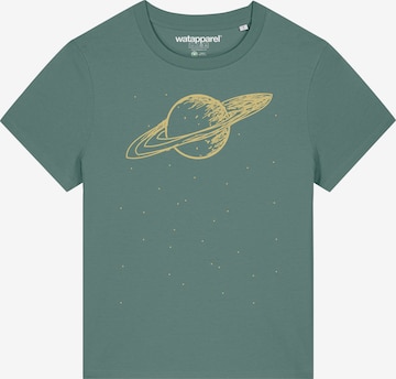 Watapparel Shirt ' Saturn ' in Green: front