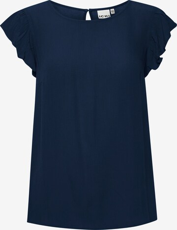 ICHI Blouse 'Marrakech' in Blue: front