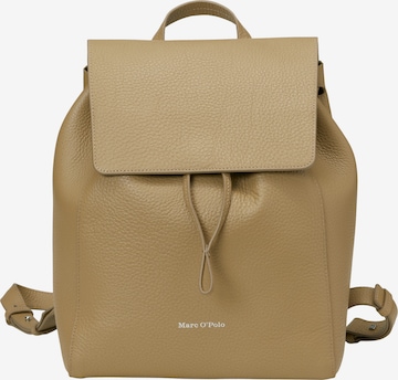 Sac à dos Marc O'Polo en beige : devant