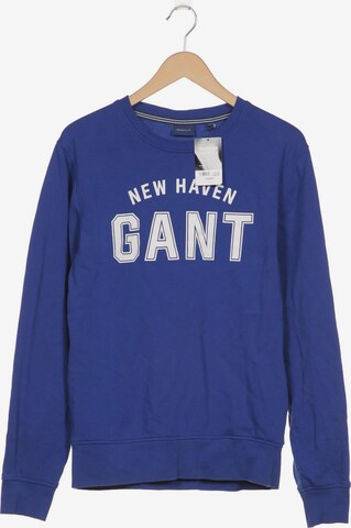 GANT Sweatshirt & Zip-Up Hoodie in XXXL in Blue: front