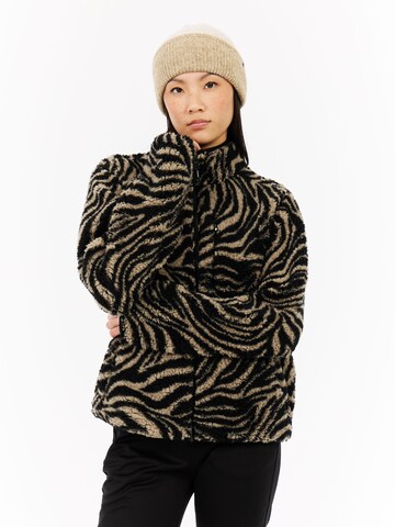 PROTEST Fleece Jacket 'PRTAdele' in Brown