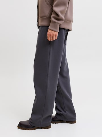 JACK & JONES Wide Leg Bukser 'JPSTBILL BRADLEY' i grå