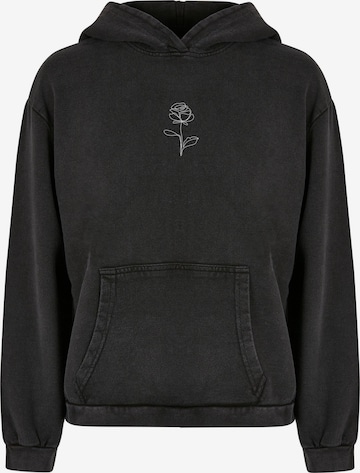 Merchcode Sweatshirt 'Rose' in Black: front