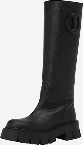 Bottes 'SUN' ICEBERG en noir : devant