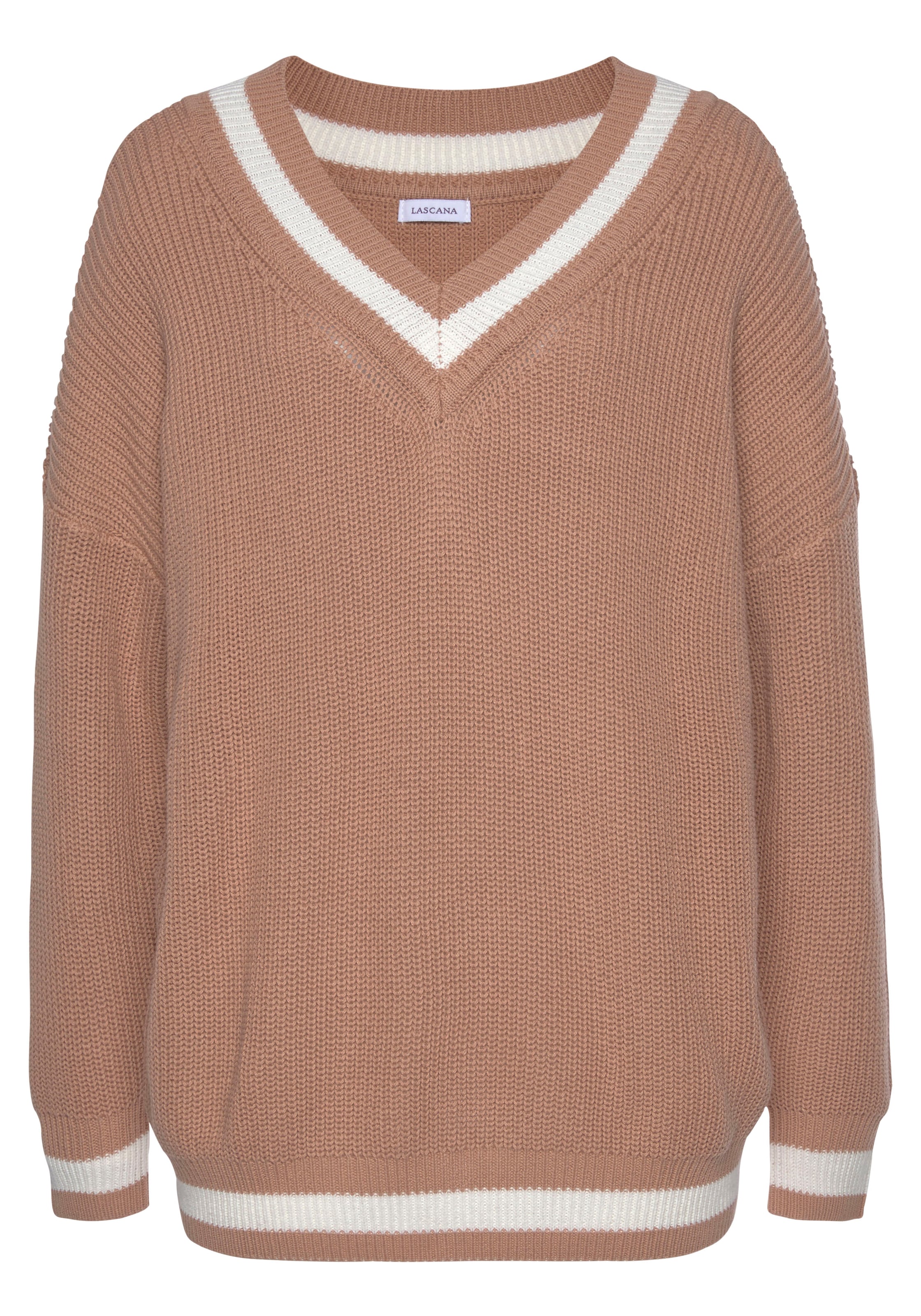 Pull-over LASCANA en beige : devant