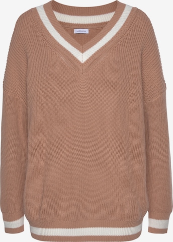 LASCANA Pullover i beige: forside