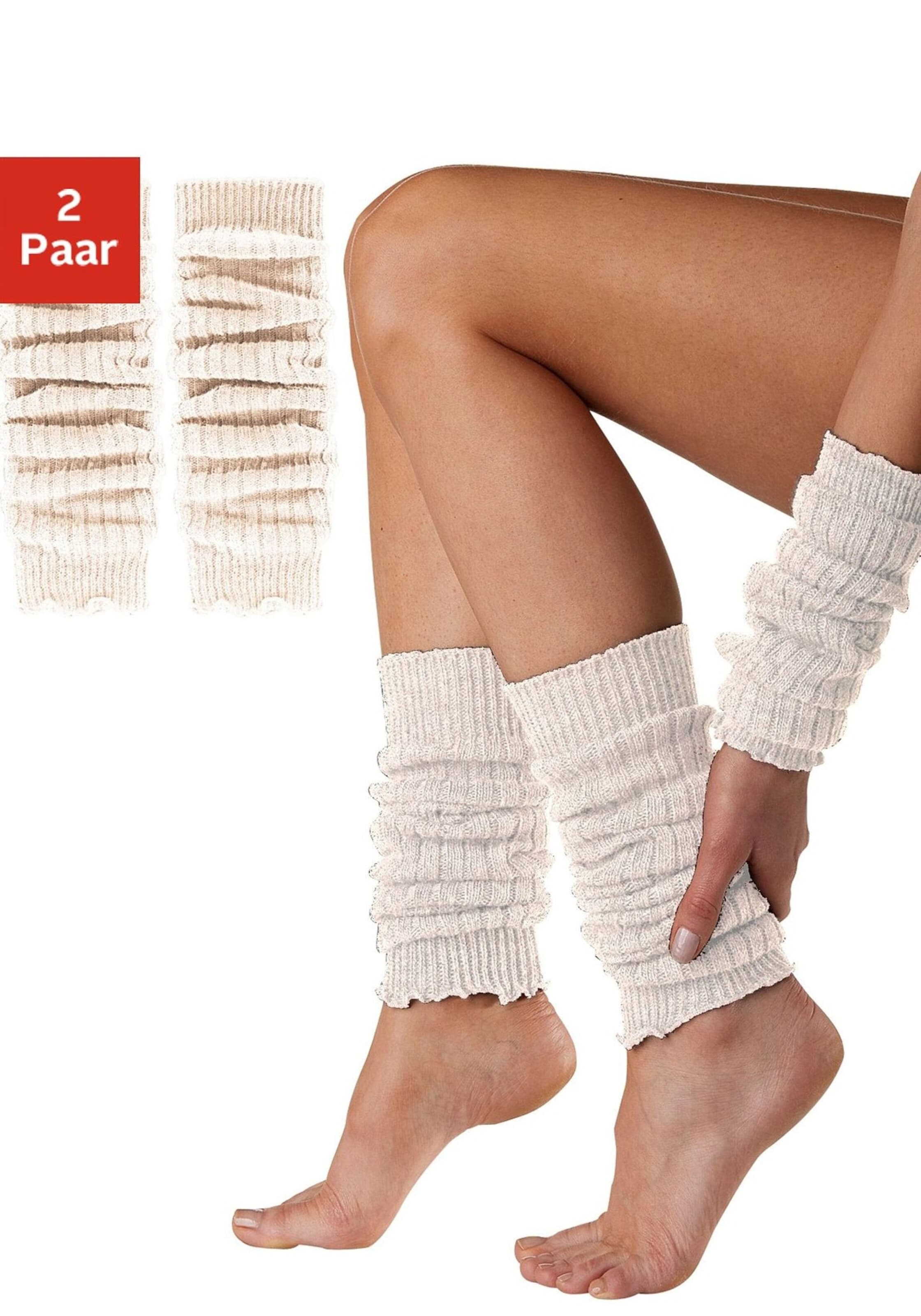 LAVANA Leg Warmers in White