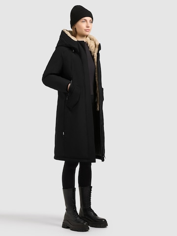 khujo - Sobretudo de inverno ' CIELA ' em preto