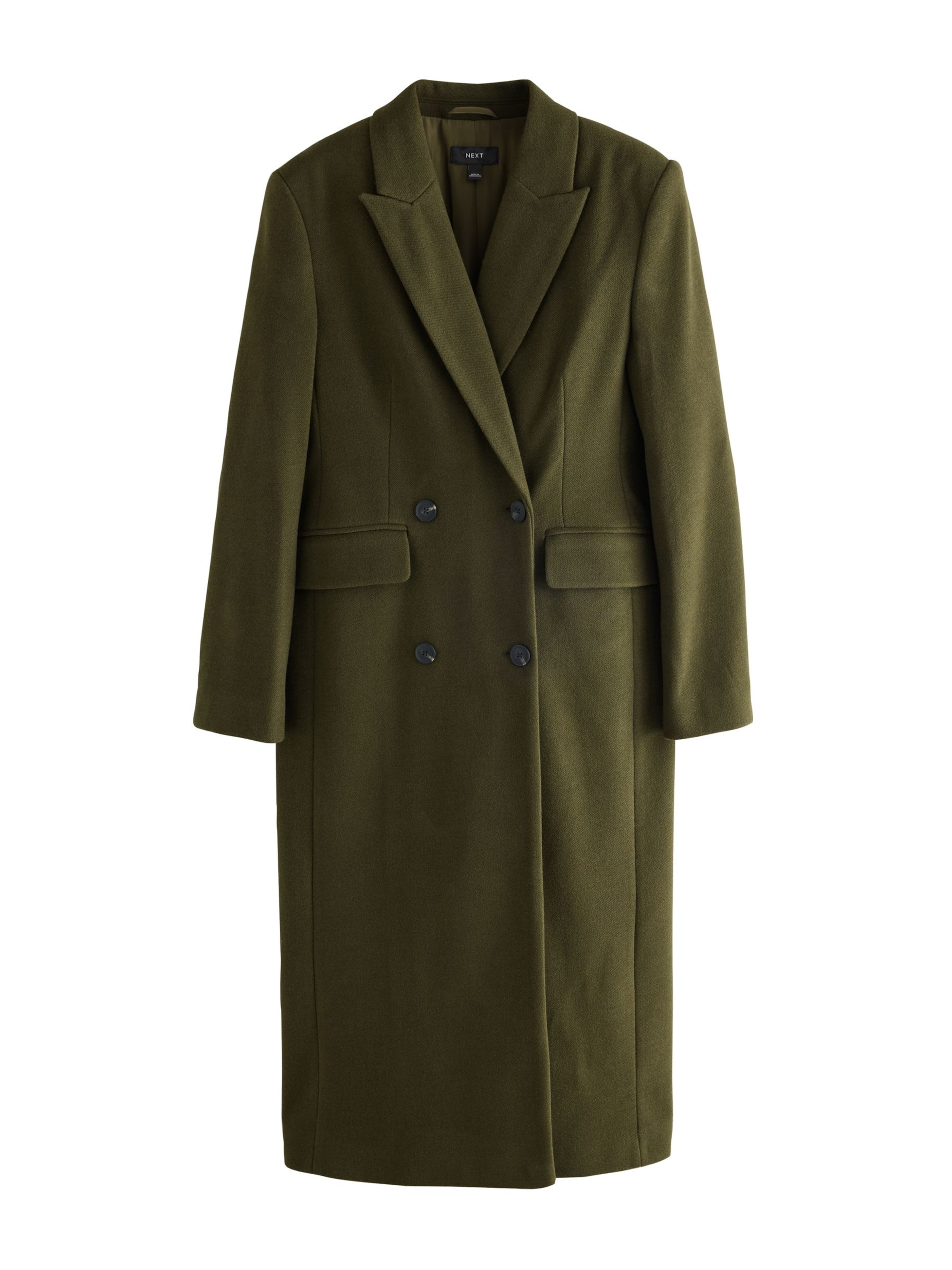 Next Between-seasons coat in Green: front