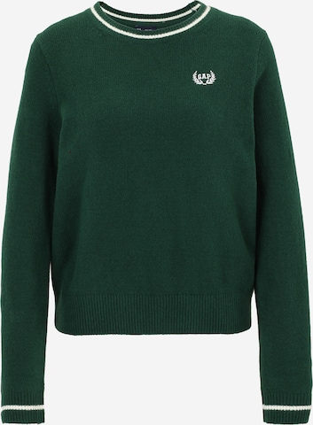 Gap Petite Свитер в Зеленый: спереди