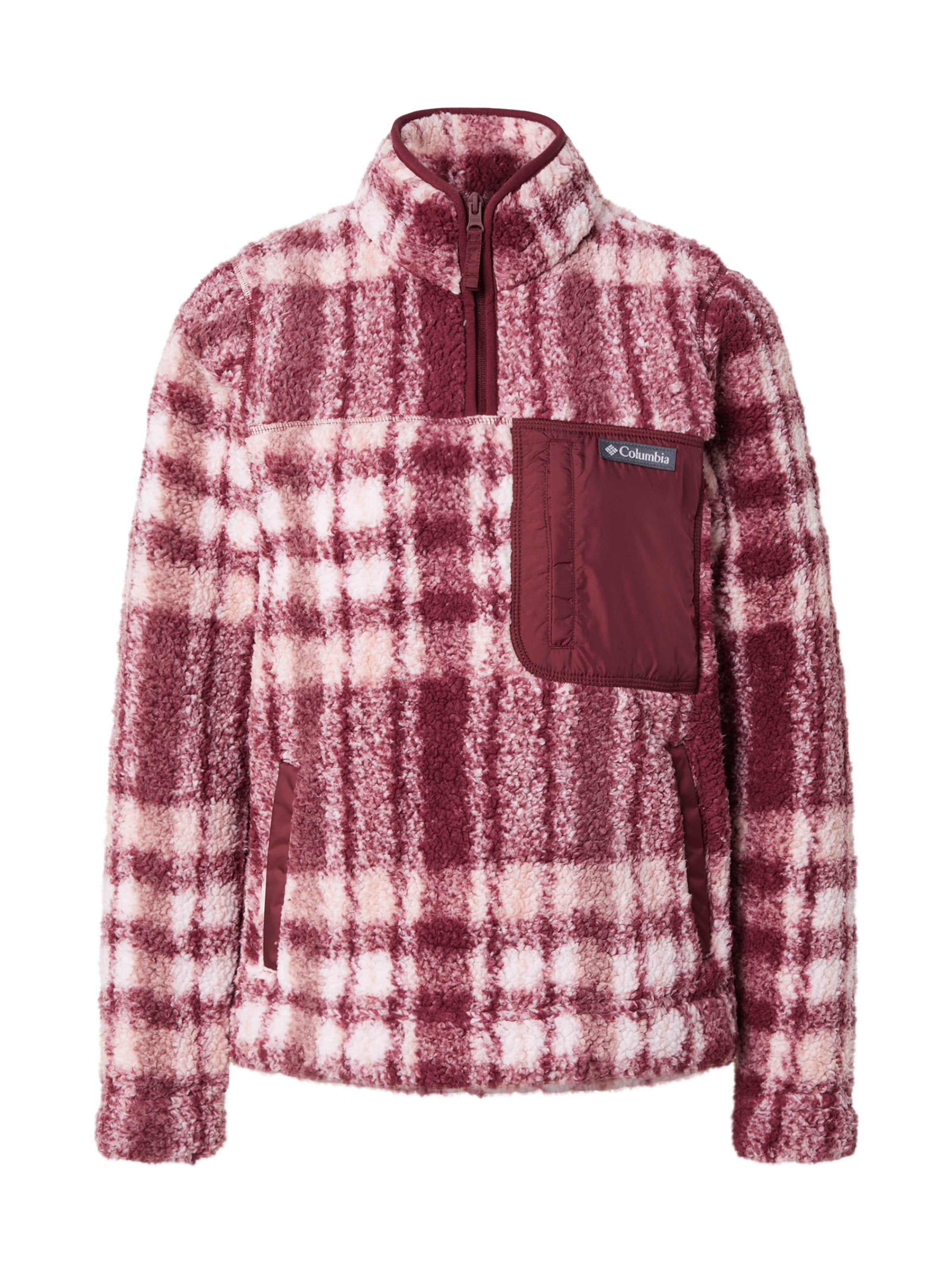 COLUMBIA Športový sveter 'West Bend™' - Červená: predná strana