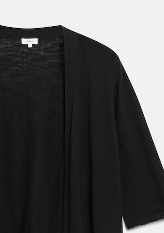 s.Oliver Strickjacke in Schwarz