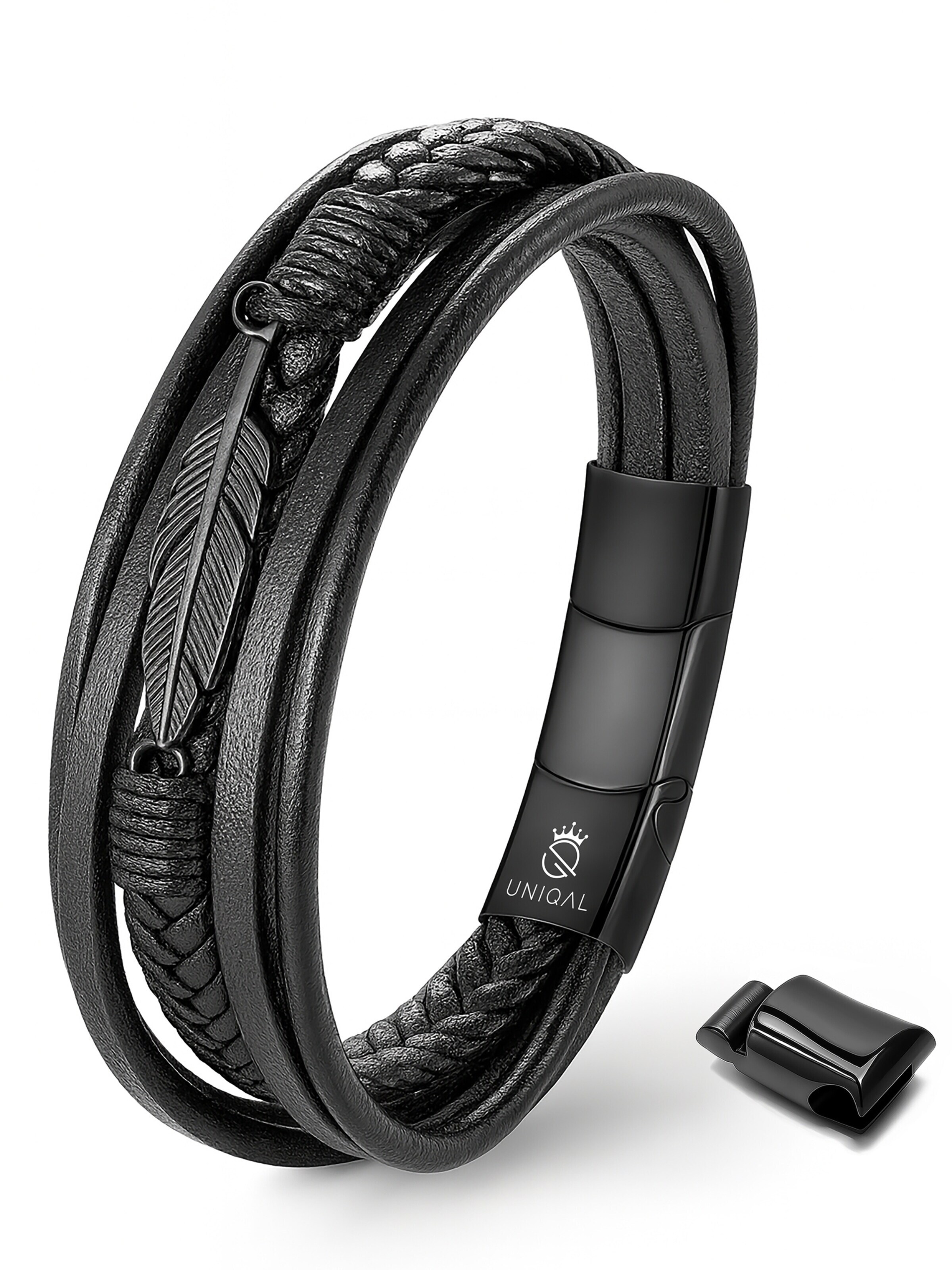 UNIQAL Bracelet in Black: front