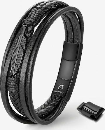 UNIQAL Armband in Zwart: voorkant