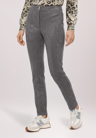 Betty Barclay Slimfit Hose in Grau: Vorderseite
