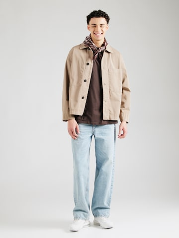 HOLLISTER Shirt in Brown