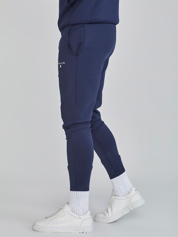 Effilé Pantalon SikSilk en bleu
