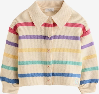 Next Neuletakki värissä ecru / sininen / turkoosi / sitruuna, Tuotenäkymä