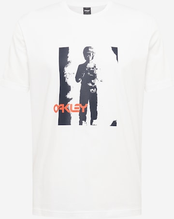 OAKLEY Λειτουργικό μπλουζάκι 'Jonny' σε λευκό: μπροστά