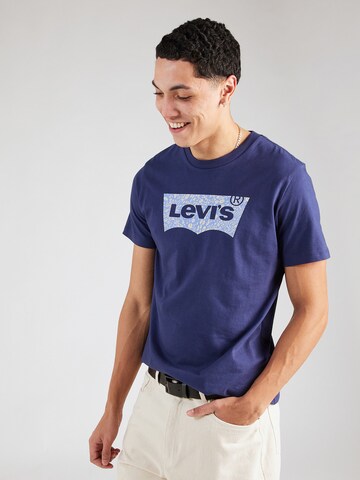 Regular Tricou de la LEVI'S ® pe albastru: față