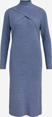 OBJECT Knitted dress 'Carrie' in Blue: front