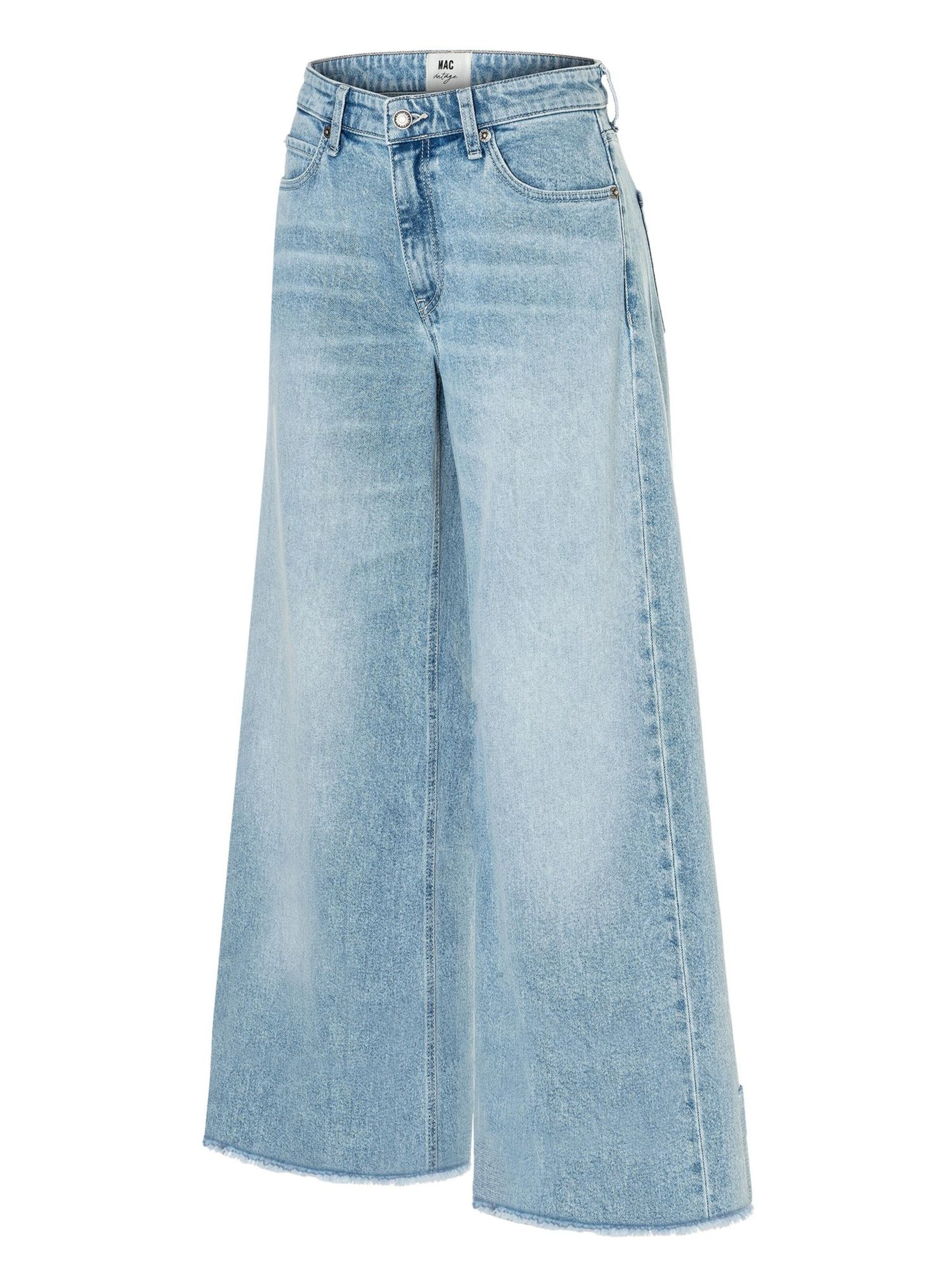 MAC Wide Leg Jeans 'NEVADA'‌‌ in Blau