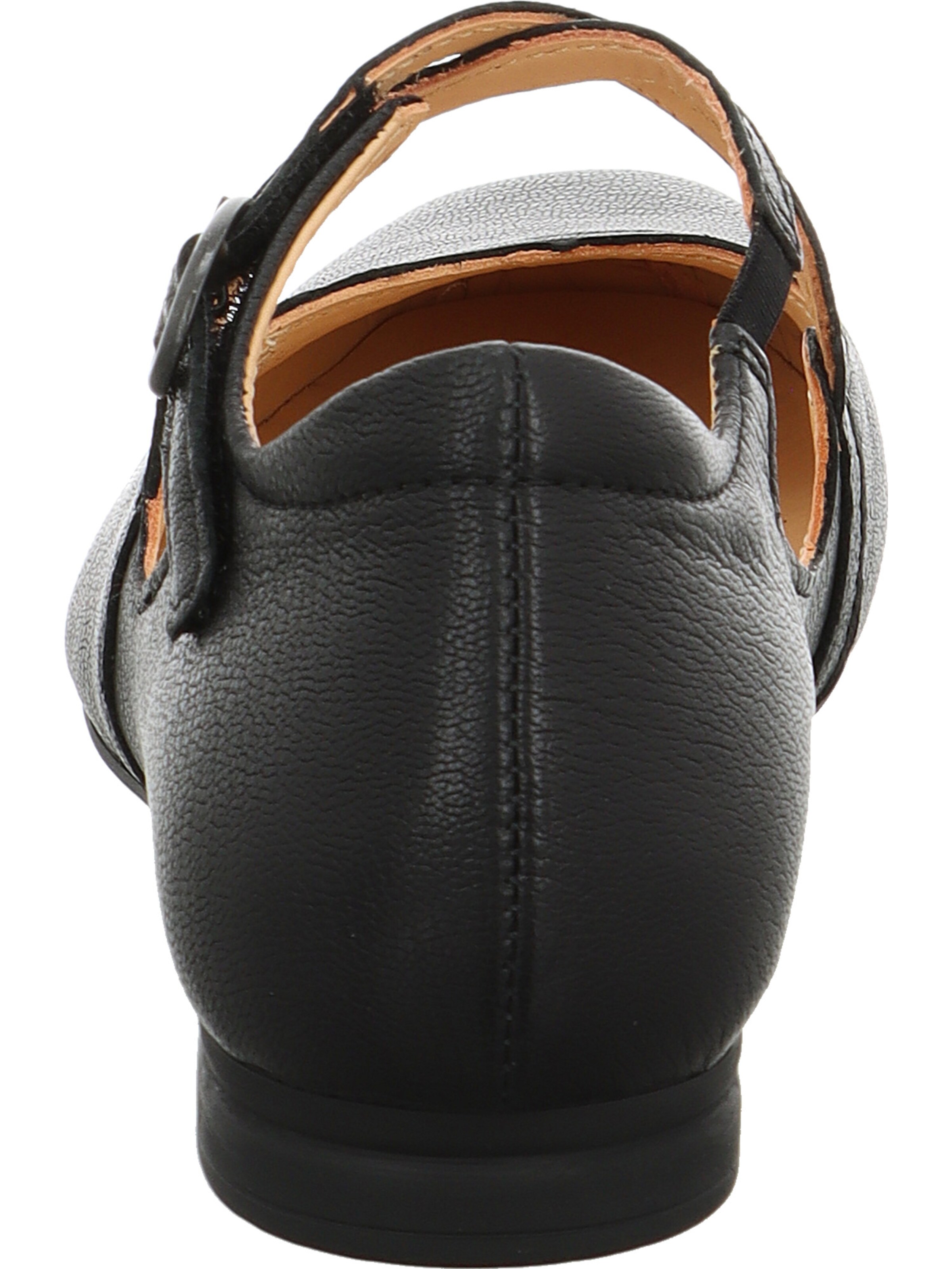 THINK! Ballet Flats with Strap 'Gaudi' in Black